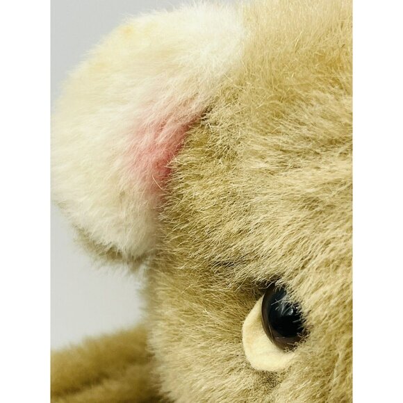 Vintage Kamar Bear Plush Stuffed Teddy 10 Inch Japan Air Brushed Honey Color - Picture 3 of 10